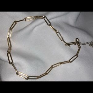 Gold chain necklace